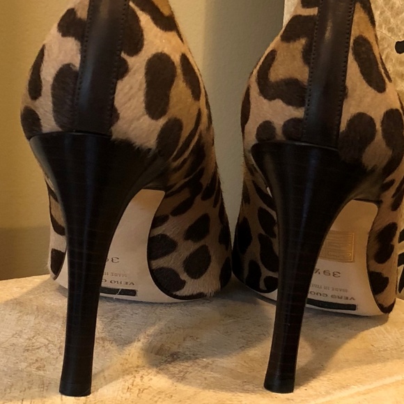 NIB DOLCE & GABBANA LEOPARD PUMP - Picture 5 of 8